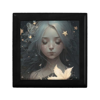 Leaves & Stars Fairy Tale Fantasy Girl Gift Box