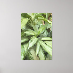 Leaves Stretched Canvas Print