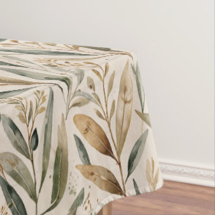 Leaves tablecloth