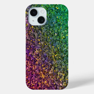 Leaves Textured Colorful iPhone Case