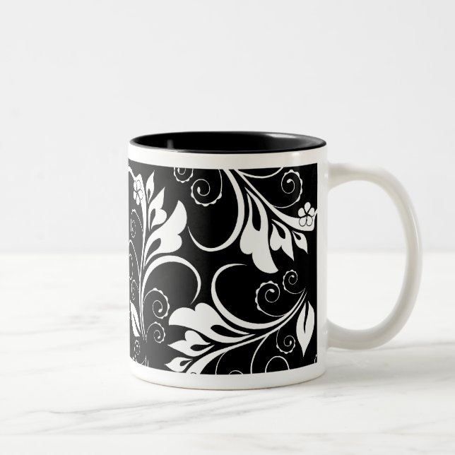 leaves Two-Tone coffee mug (Right)