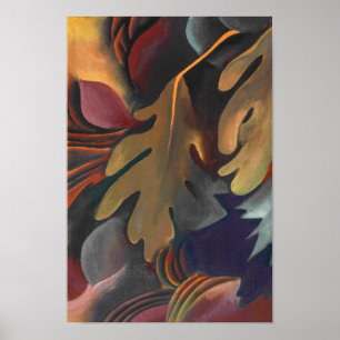 Leaves Under Water Georgia O'Keeffe Poster
