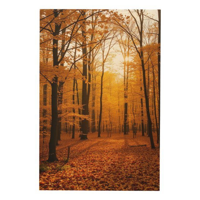 Leaves wall àrt &Decor Wood Wall Art (Front)