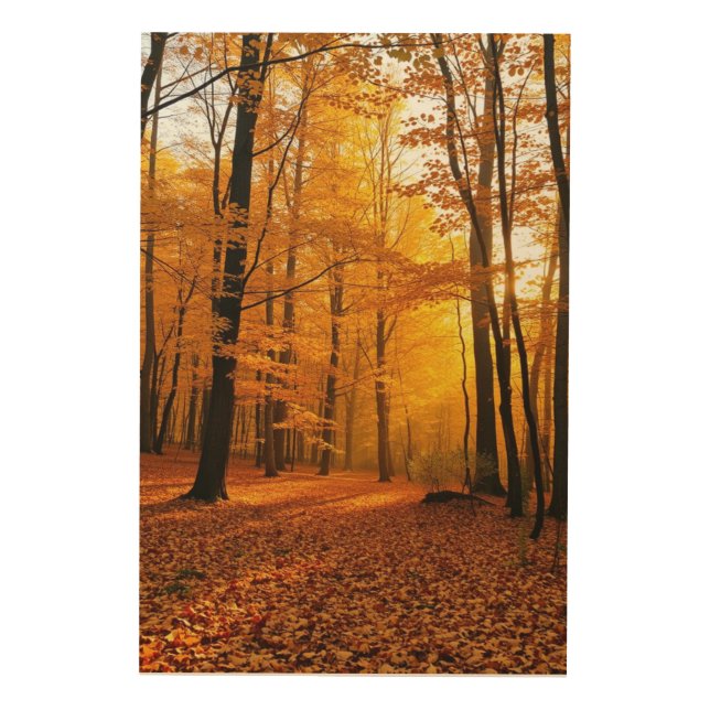 Leaves wall àrt &Decor Wood Wall Art (Front)