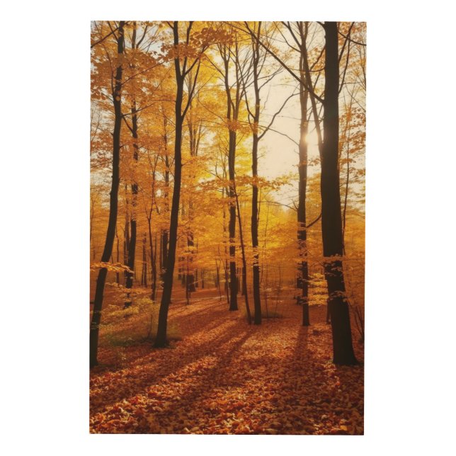 Leaves wall àrt &Decor Wood Wall Art (Front)