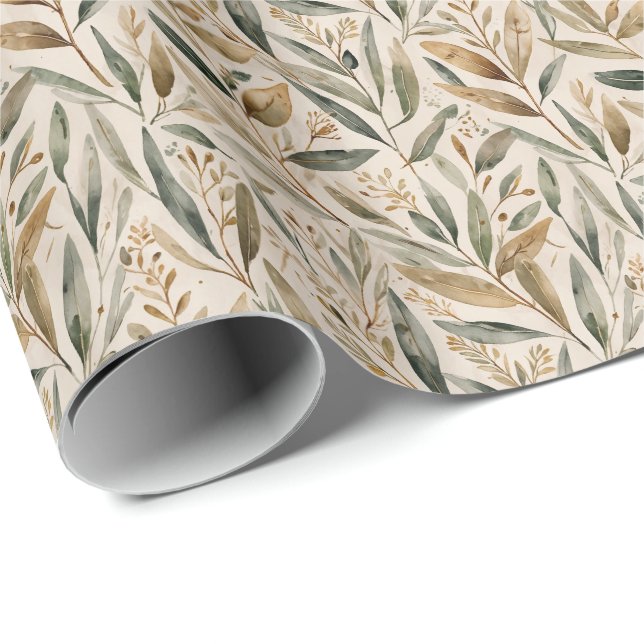 Leaves  wrapping paper (Roll Corner)