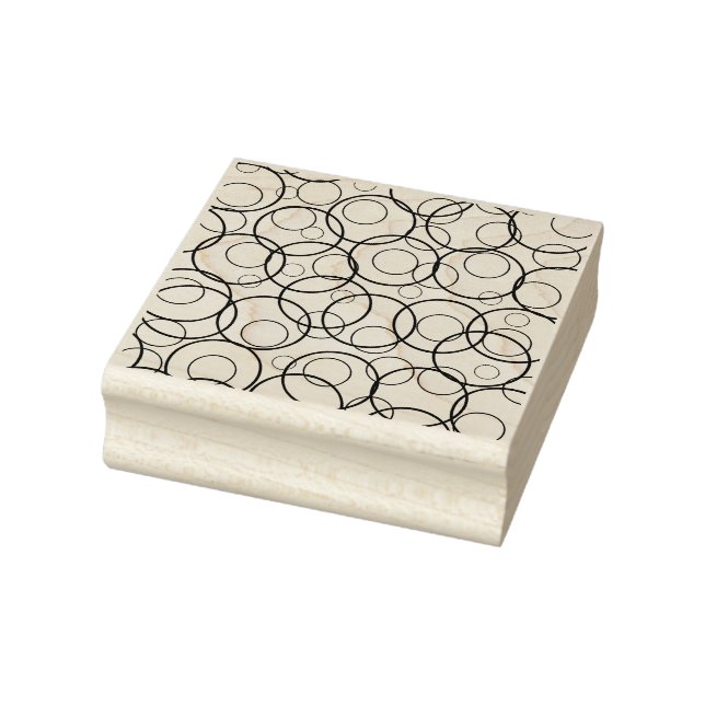 Leaves Wreath Rubber Stamp (Stamp)