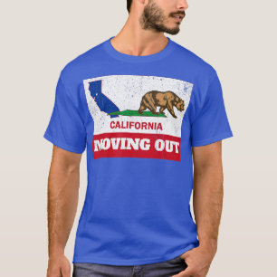 Leaving California Republic Exodus Funny Moving O T-Shirt