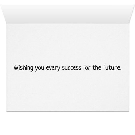 Leaving Cartoon Caricatures of Colleagues Waving (Inside Horizontal (Bottom))