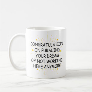 leaving coworker congratulation gifts coffee mug