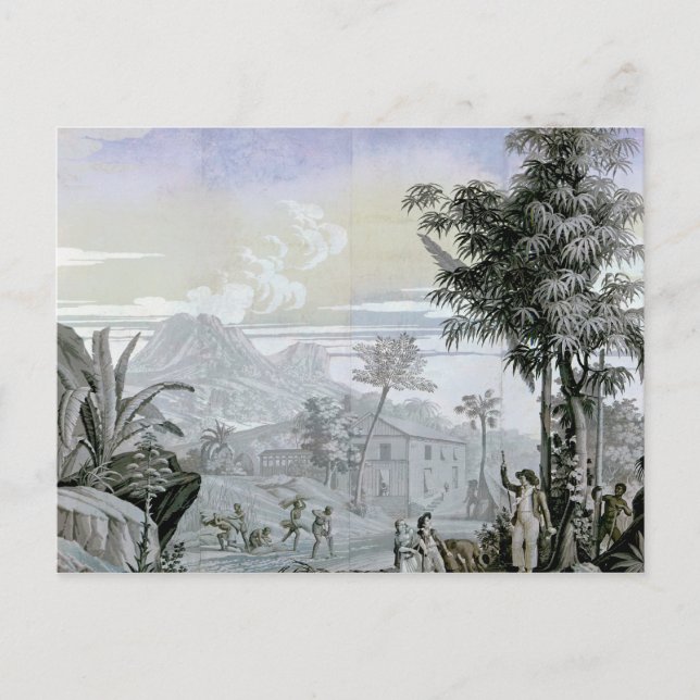 Leaving for a Walk, illustration Postcard (Front)