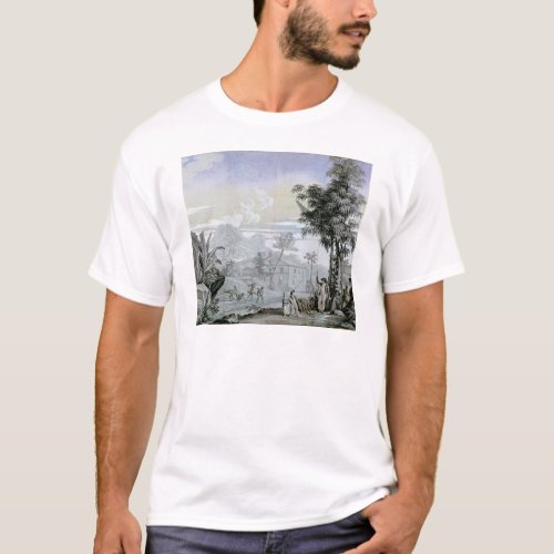 Leaving for a Walk illustration T_Shirt