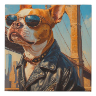 Leaving New York-2 Faux Canvas Print