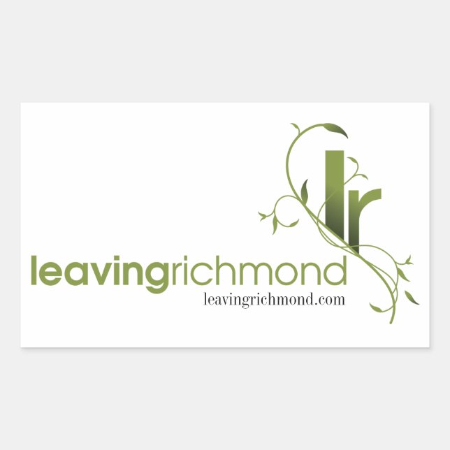 leaving richmond stickers (Front)