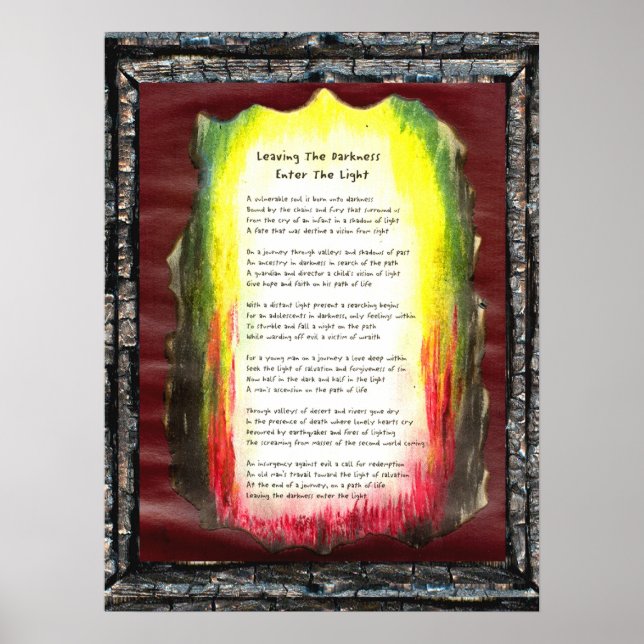 Leaving The Darkness, Enter The Light Poster (Front)
