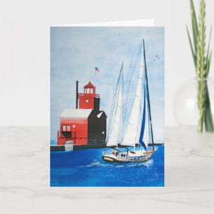 Leaving The Harbor Card