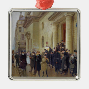 Leaving the Lycee Condorcet, 1903 Metal Ornament