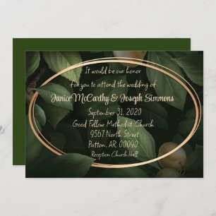 Leaving the Single Life Wedding Invitation
