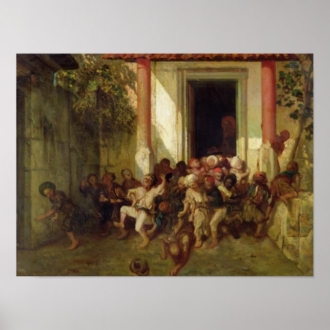 Leaving the Turkish School Poster (Front)