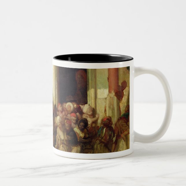 Leaving the Turkish School Two-Tone Coffee Mug (Right)