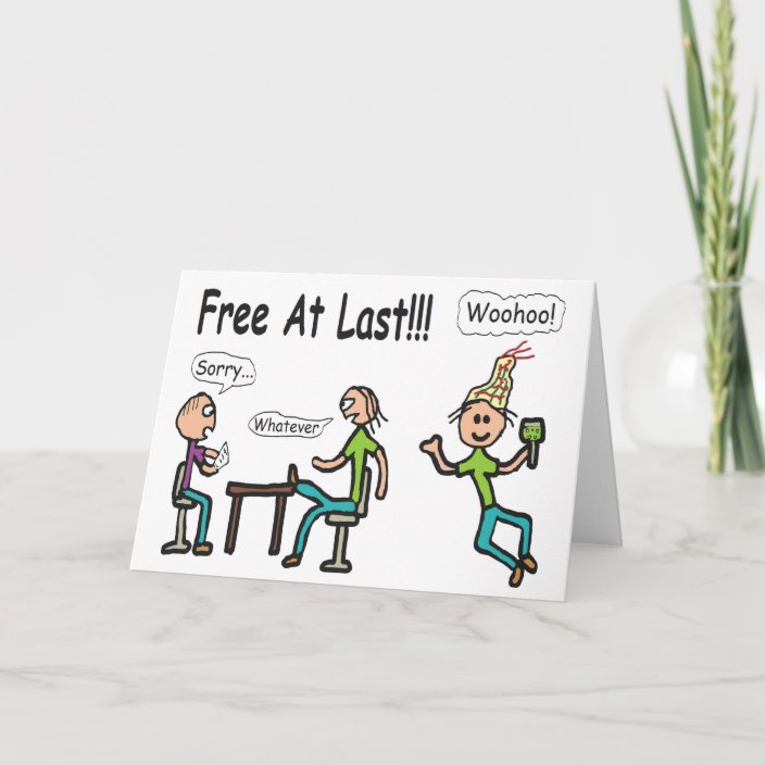 Leaving Work Card | Zazzle.com