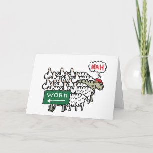 Leaving Work Card