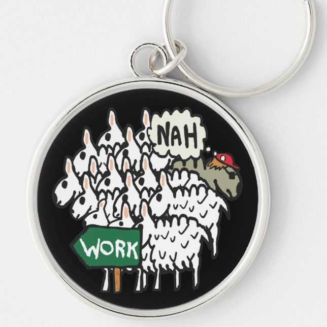 Leaving Work Keychain (Front)