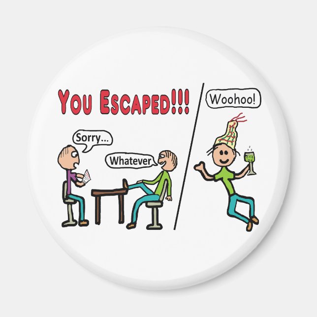 Leaving Work Magnet (Front)