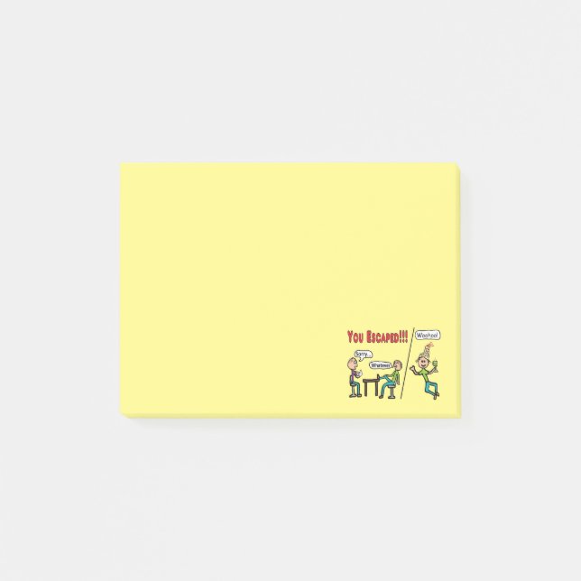 Leaving Work Post-it Notes (Front)