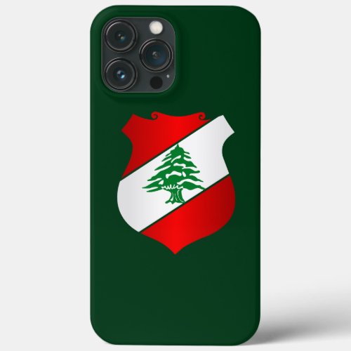 Lebanese Coat of Arms iPhone 13 Pro Max Case