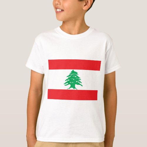 Lebanese Flag _ Flag of Lebanon علم لبنان T_Shirt