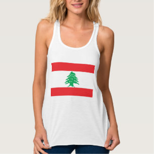 Lebanese Flag (Lebanon Flag) Tank Top