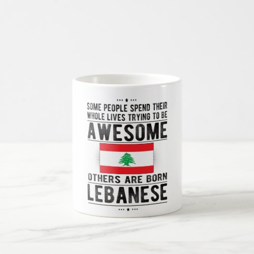 Lebanese Flag Lebanon Heritage Lebanese Roots Coffee Mug