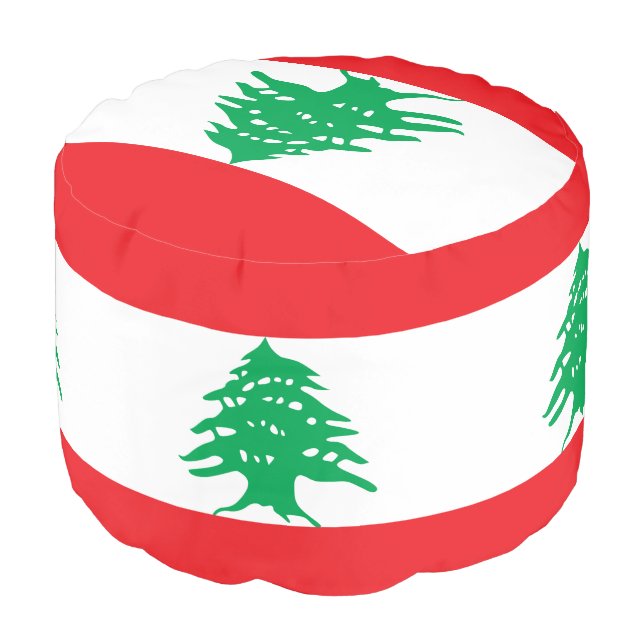 Lebanese Flag & Lebanon house Ottoman /sports (Angled Front)