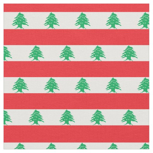 Lebanese Flag & Lebanon Trendy Fabric /fashion