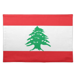 Lebanese Flag MoJo Placemat