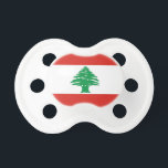Lebanese Flag Pacifier<br><div class="desc">I like flags of the world with all the different designs and colors! Feel free to customize this to meet your needs. Thanks for visiting and have a wonderful day!</div>