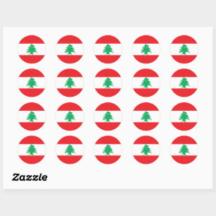 Lebanese Flag Sticker Pack علم لبنان