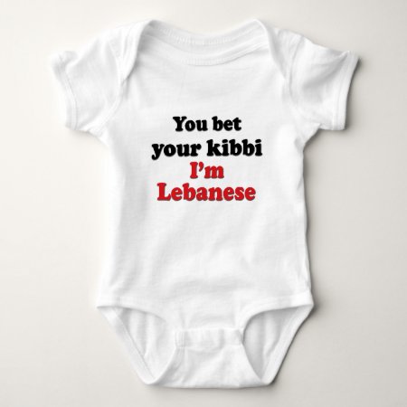 Lebanese Kibbi 2 Baby Bodysuit