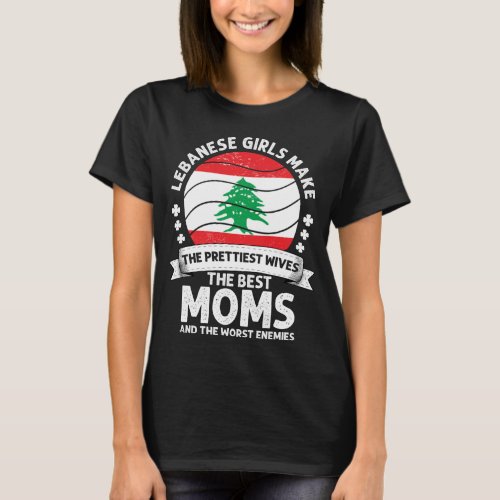 Lebanese Mom Lebanon Mama Lebanese American T_Shirt