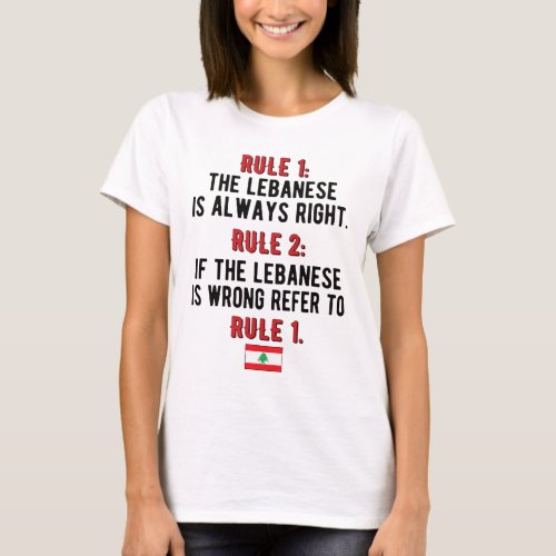 Lebanese Roots Lebanon Flag Lebanese Heritage T_Shirt