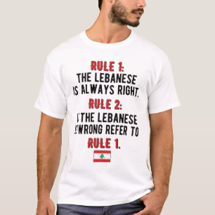 Lebanese Roots Lebanon Flag Lebanese Heritage T-Shirt