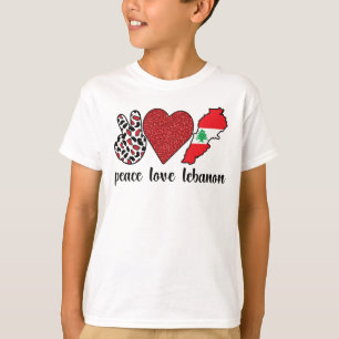 Lebanese Roots Lebanon Flag Lebanese Heritage T-Shirt