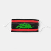 Lebanese Tree & Black /reverse Flag - Lebanon Adult Cloth Face Mask (Front, Folded)