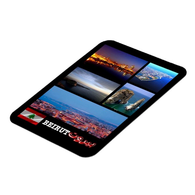 Lebanon - Beirut - Mosaic - Magnet (Left Side)