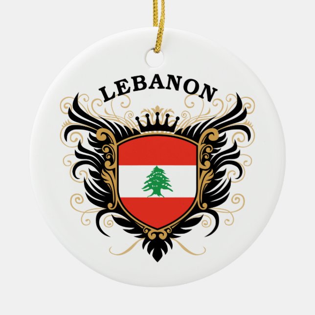 Lebanon Ceramic Ornament (Front)