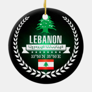 Lebanon Ceramic Ornament