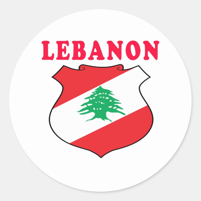 Lebanon Coat Of Arms Designs Stickers