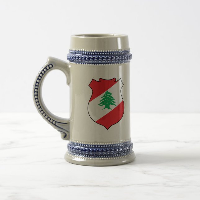 lebanon emblem beer stein (Left)