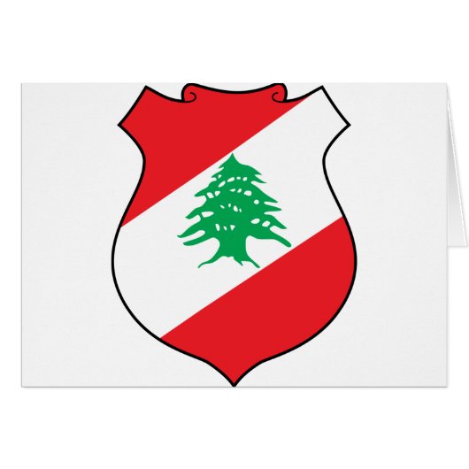 lebanon emblem cards (Front Horizontal)